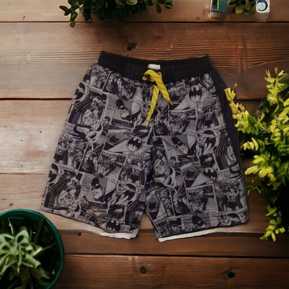 Small 6/7 Batman Swim Trunks Children's